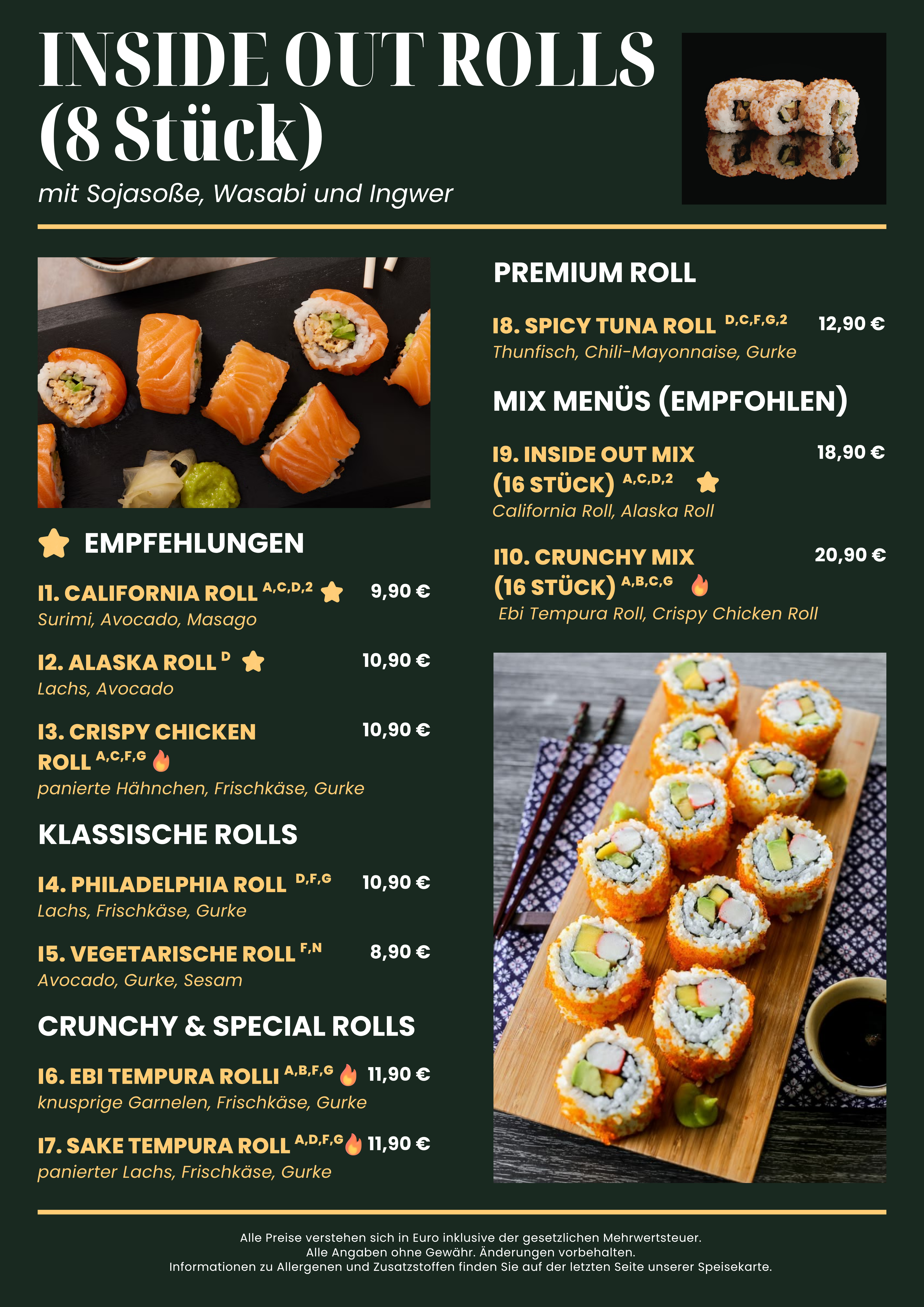Speisekarte Seite 10